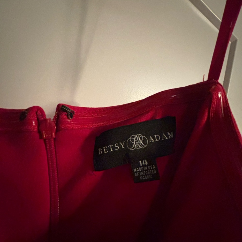 Adam Striking Red Backless Dress - Picture 2 of 2